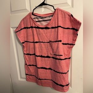 Pink oversized shirt